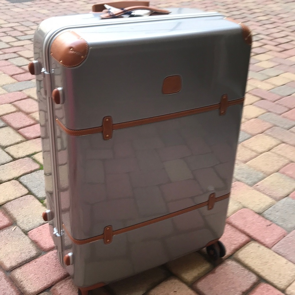 COPY - Bric’s Milano Large Gray Suitcase with Tags
